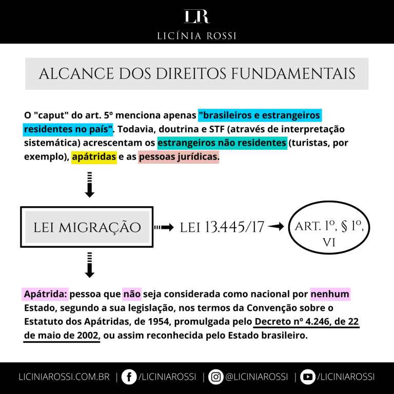 * Alcance Dos Direitos Fundamentais – Licínia Rossi